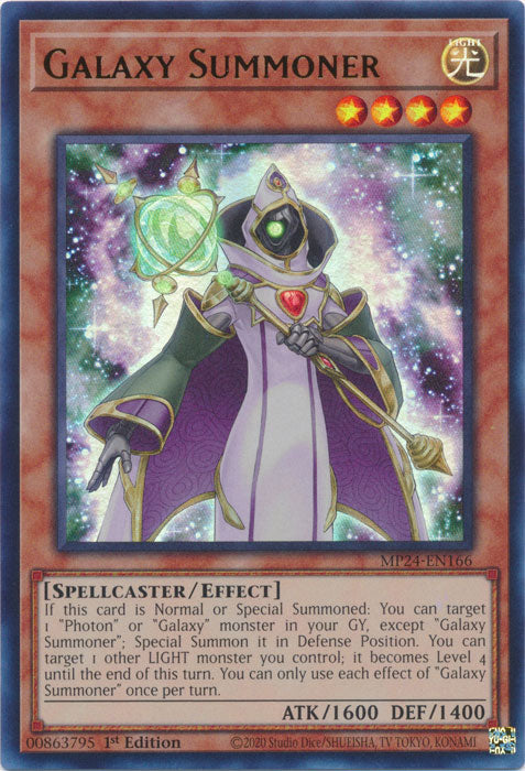 Galaxy Summoner - MP24-EN166 - Ultra Rare - 1st Edition