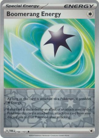 Boomerang Energy - 166/167 - Uncommon - Reverse Holo