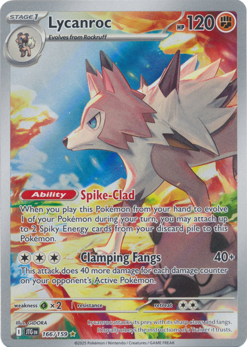 Lycanroc - 166/159 - Illustration Rare