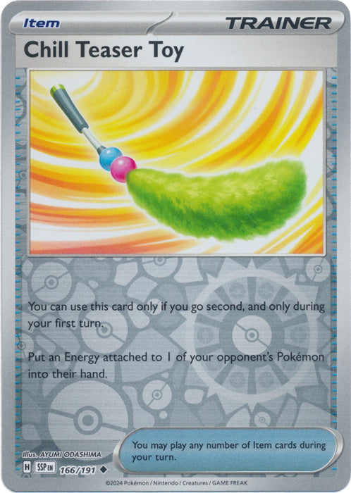 Chill Teaser Toy - 166/191 - Uncommon - Reverse Holo