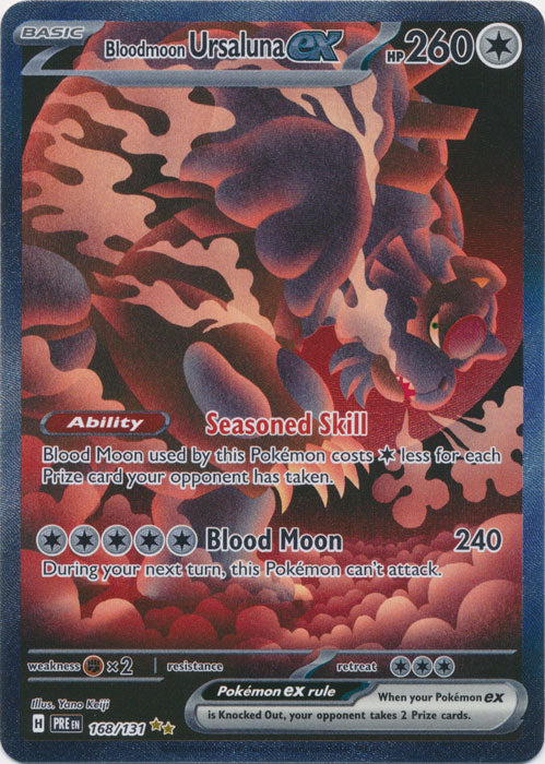 Bloodmoon Ursaluna ex - 168/131 - Special Illustration Rare