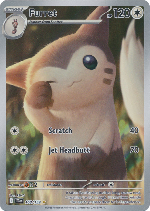 401 Games Canada - Furret - 168/159 - Illustration Rare 401 Games Canada - Furret - 168/159 - Illustration Rare