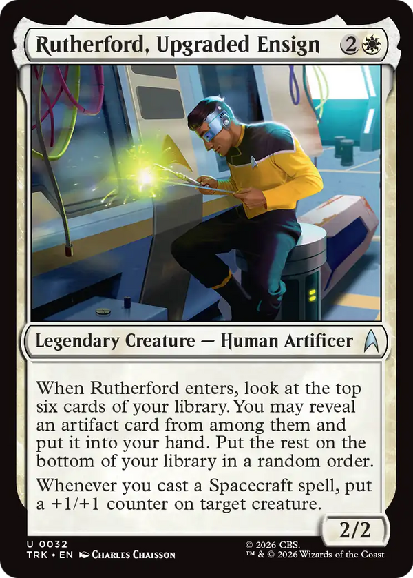 Rutherford, Upgraded Ensign (TRK) (Pre-Order)