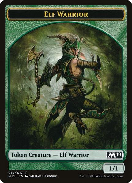 Elf Warrior Token (TM19)