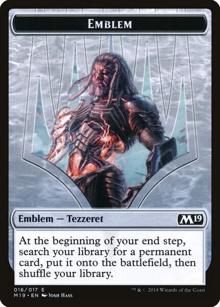 Emblem - Tezzeret, Artifice Master Token (TM19)