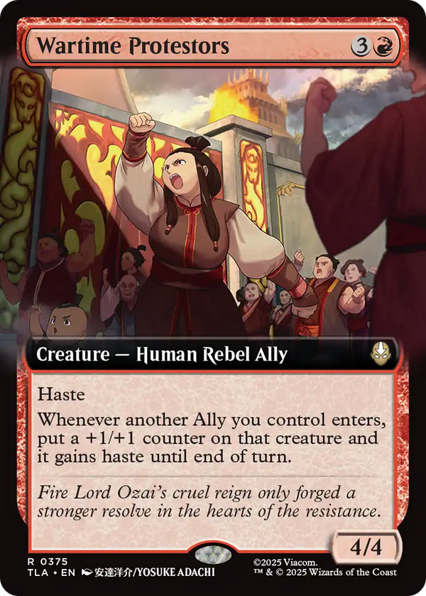 Wartime Protestors - Extended Art (TLA)