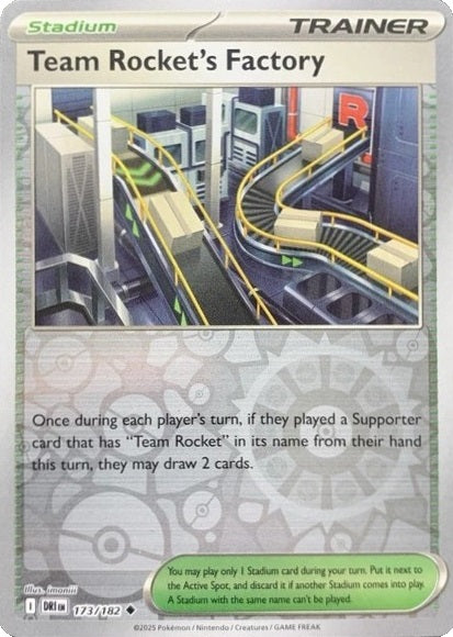 Team Rocket's Factory - 173/182 - Uncommon - Reverse Holo