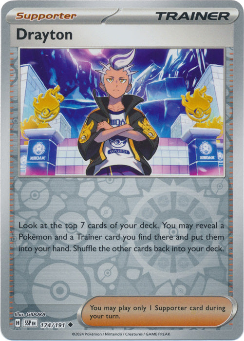 Drayton - 174/191 - Uncommon - Reverse Holo