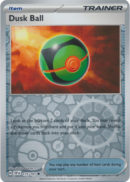 Dusk Ball - 175/191 - Uncommon - Reverse Holo