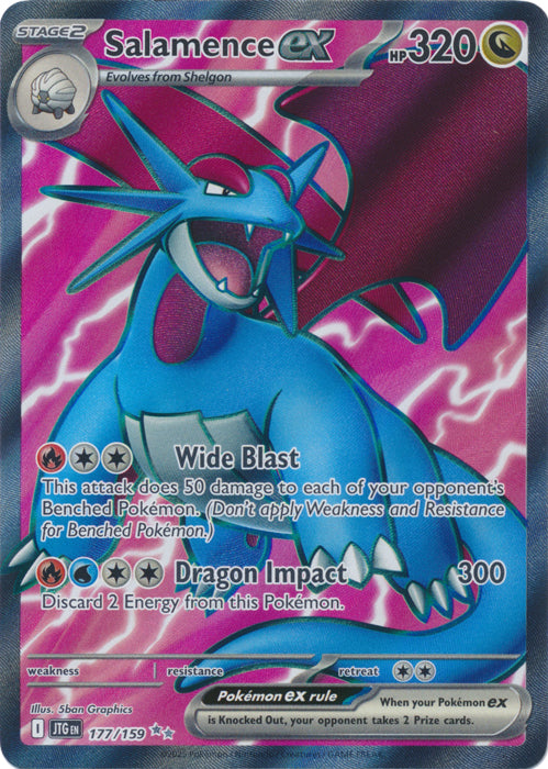 Salamence ex - 177/159 - Full Art Ultra Rare
