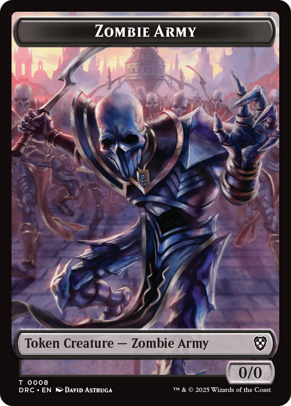 Zombie Army Token (TDRC)