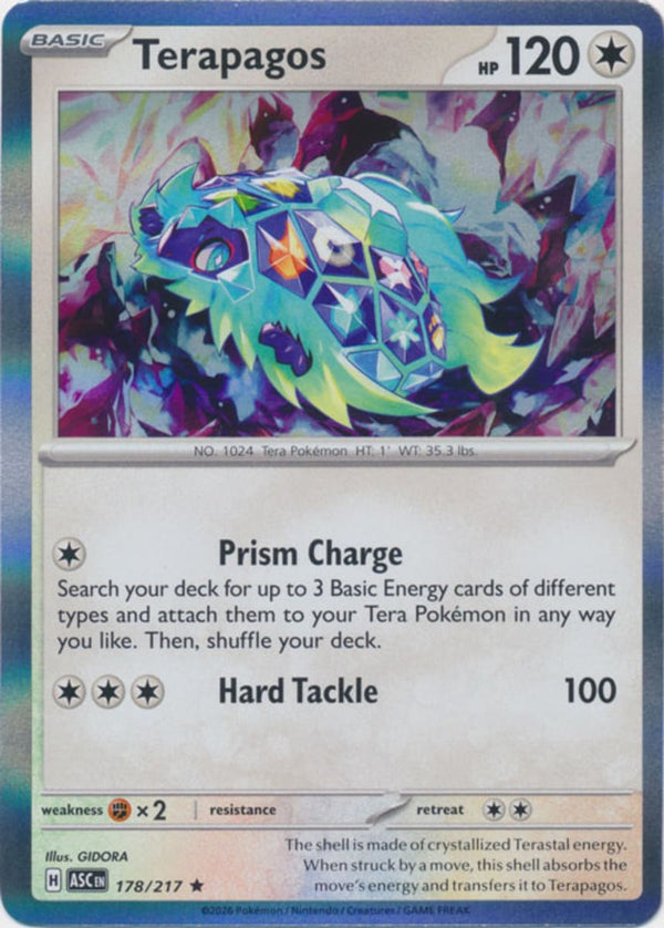 Terapagos - 178/217 - Rare