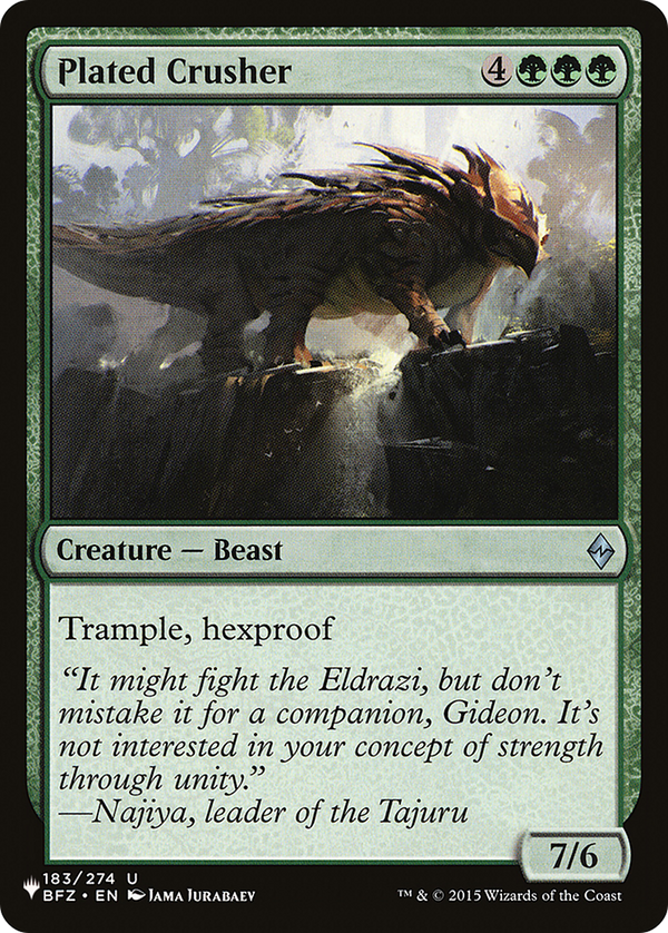 Plated Crusher - BFZ Reprint (PLST)
