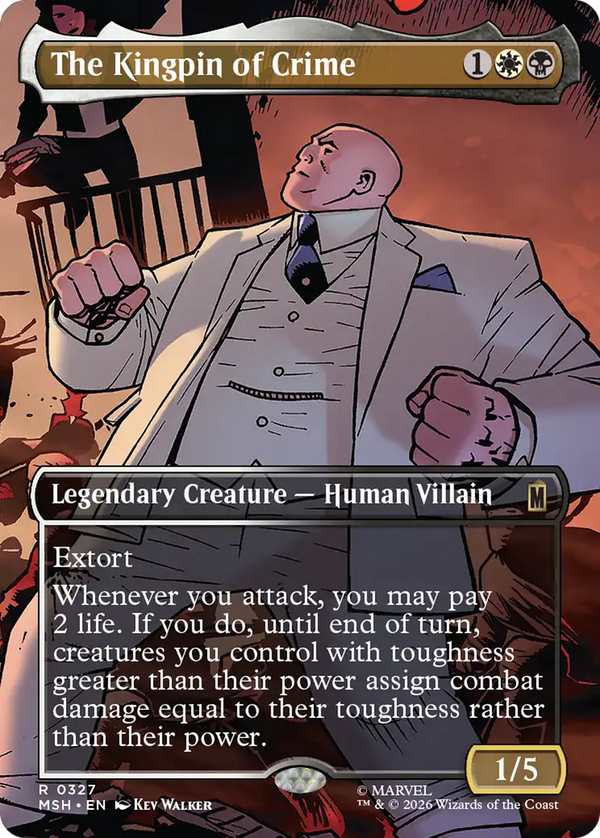 The Kingpin of Crime - Borderless Scene (MSH) (Pre-Order)
