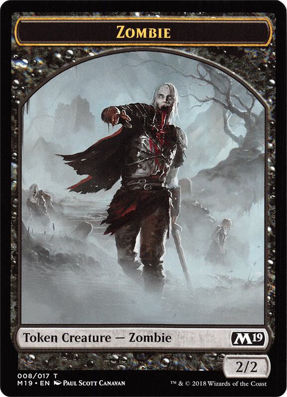 Knight // Zombie (Game Night) Token (TM19)