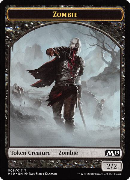 Zombie // Thopter (Game Night) Token (TM19)