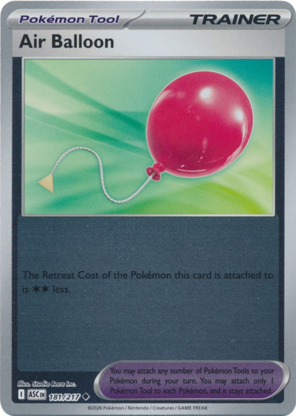 Air Balloon - 181/217 - Uncommon - Reverse Holo