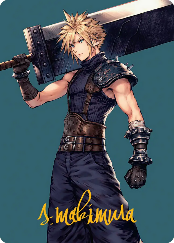 Cloud, Ex-SOLDIER - Art Series (Gold-Stamped Signature) (AFIN)