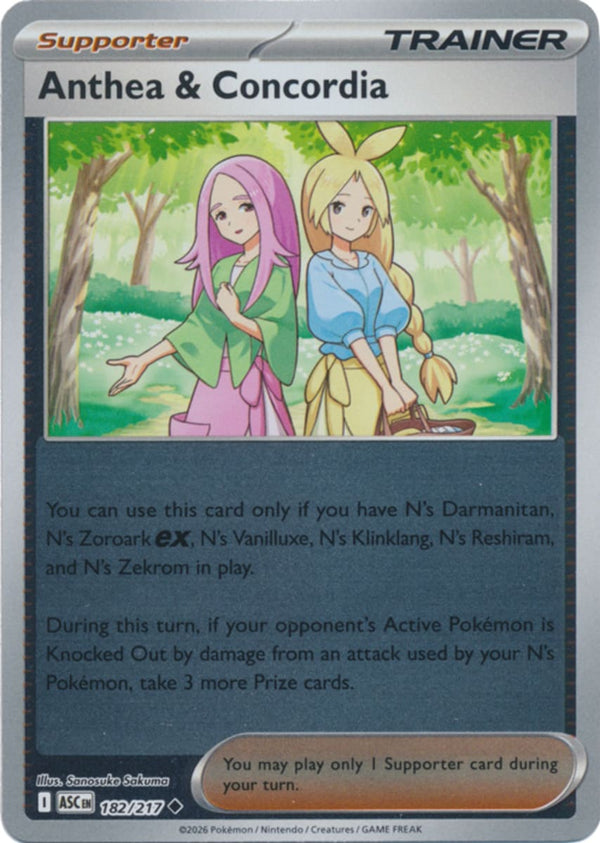 Anthea & Concordia - 182/217 - Uncommon - Reverse Holo