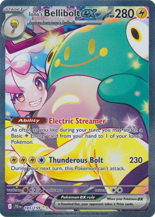 Iono's Bellibolt ex - 183/159 - Special Illustration Rare