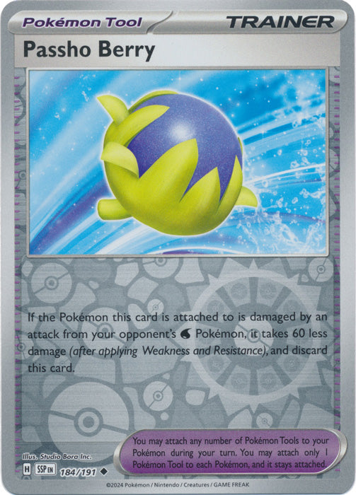 Passho Berry - 184/191 - Uncommon - Reverse Holo
