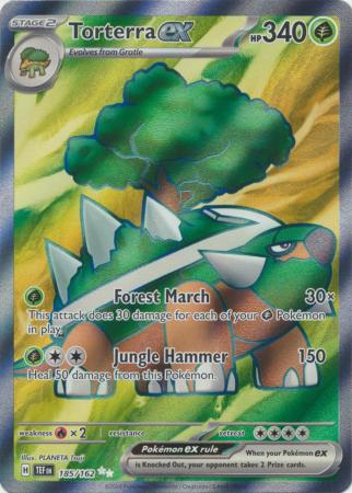 Torterra ex - 185/162 - Full Art Ultra Rare