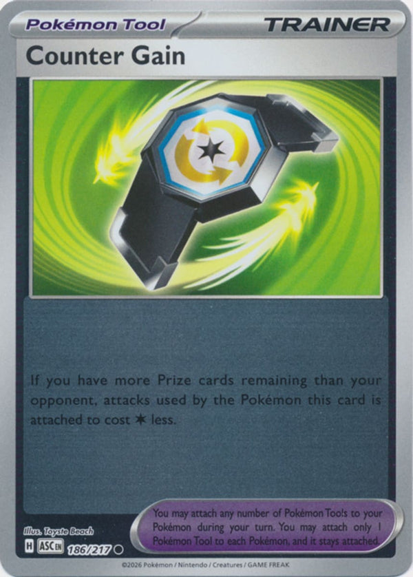 Counter Gain - 186/217 - Common - Reverse Holo