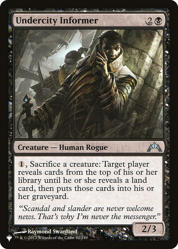 Undercity Informer - GTC Reprint (PLST)