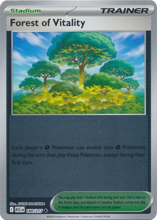 Forest of Vitality - 188/217 - Uncommon - Reverse Holo