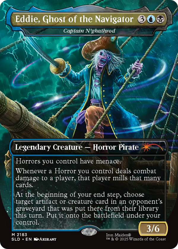 Eddie, Ghost of the Navigator // Captain N'ghathrod - IRON MAIDEN: Eddie Unchained (SLD)