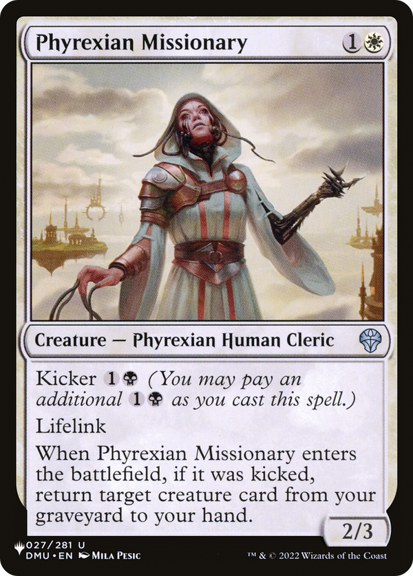 Phyrexian Missionary - DMU Reprint (PLST)