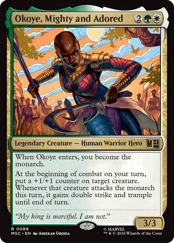 Okoye, Mighty and Adored (MSC) (Pre-Order)