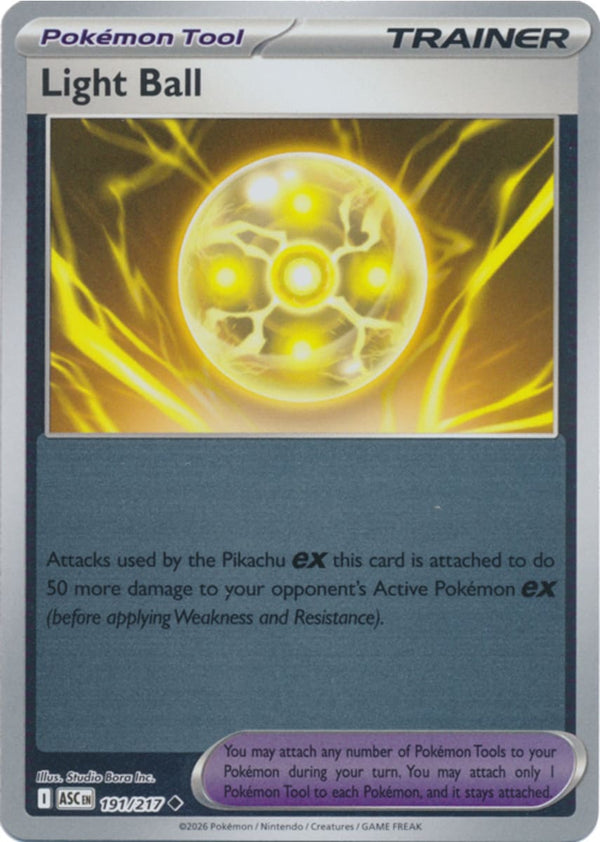 Light Ball - 191/217 - Uncommon - Reverse Holo