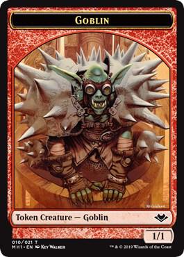 Wrenn and Six Emblem // Goblin Token (TMH1)