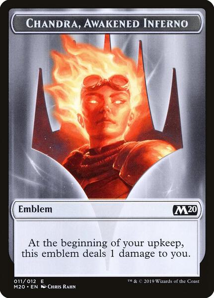 Emblem - Chandra, Awakened Inferno Token (TM20)