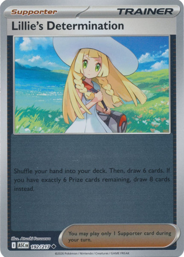 Lillie's Determination - 192/217 - Uncommon - Reverse Holo