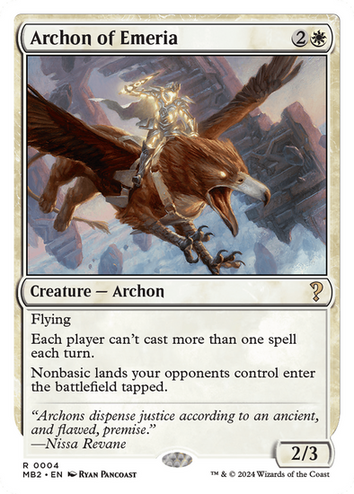 Archon of Emeria (MB2)