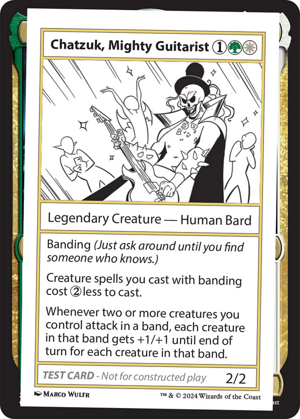Chatzuk, Mighty Guitarist - Test Card (MB2)