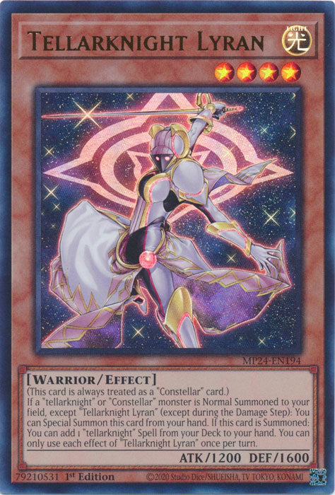 Tellarknight Lyran - MP24-EN194 - Ultra Rare - 1st Edition
