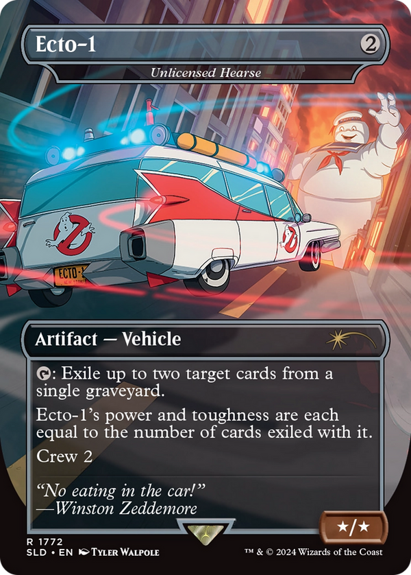 Ecto-1 // Unlicensed Hearse - The Real Ghostbusters (SLD)