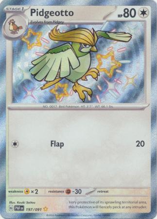 Pidgeotto - 197/091 - Shiny Rare