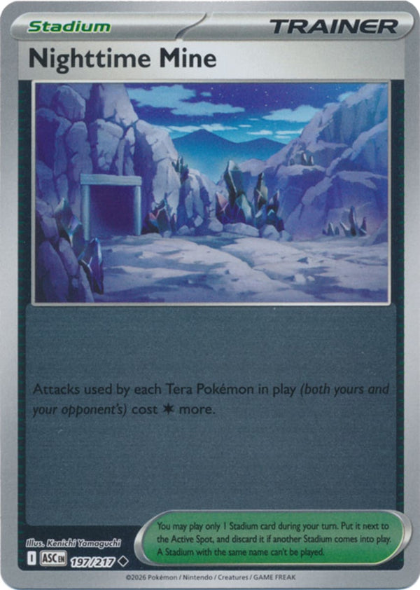 Nighttime Mine - 197/217 - Uncommon - Reverse Holo