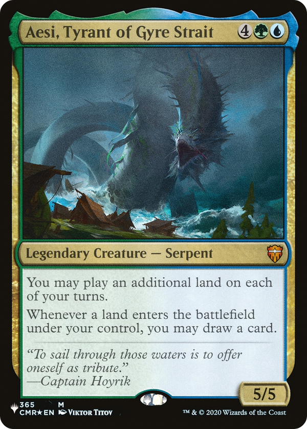 Aesi, Tyrant of Gyre Strait - CMR Reprint (PLST)