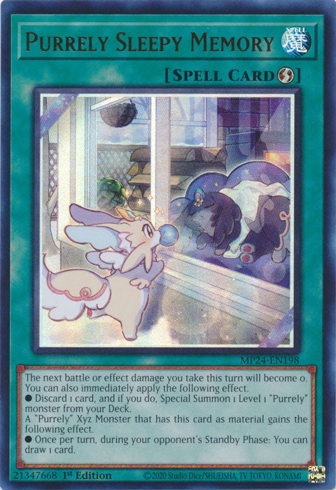 Purrely Sleepy Memory - MP24-EN198 - Ultra Rare - 1st Edition