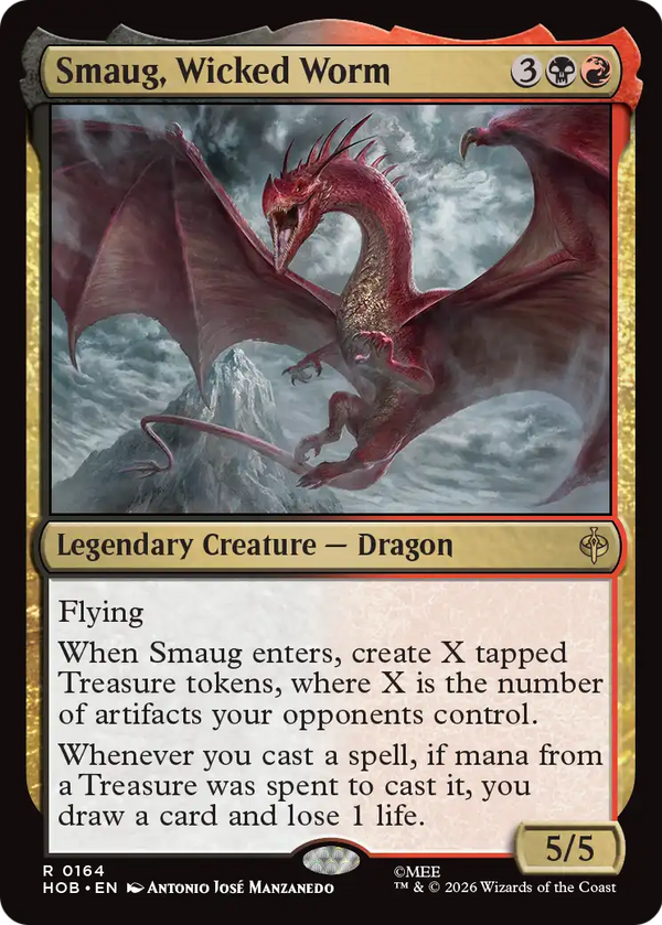 Smaug, Wicked Worm (HOB) (Pre-Order)