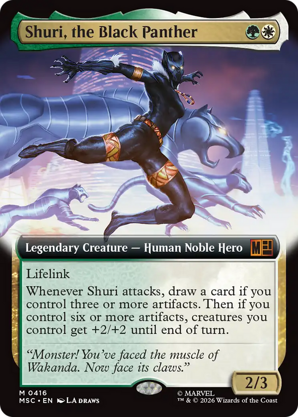 Shuri, the Black Panther - Extended Art (MSC) (Pre-Order)