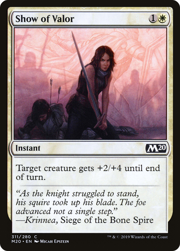 Show of Valor (M20)