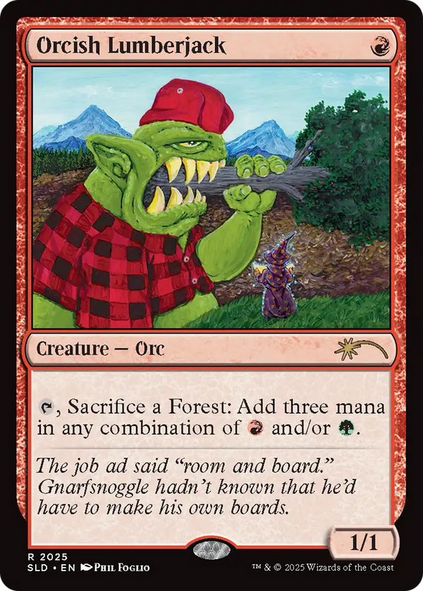 Orcish Lumberjack - Art Series: Phil Foglio (SLD)