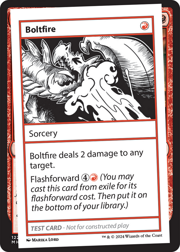 Boltfire - Test Card (MB2)