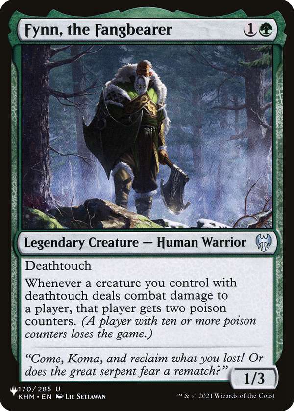 Fynn, the Fangbearer - KHM Reprint (PLST)